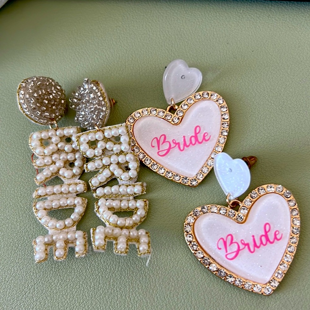 Bride earrings